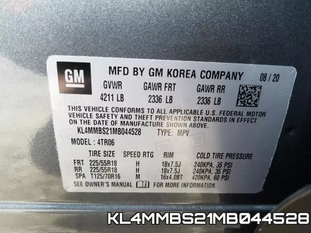 KL4MMBS21MB044528 фото 2