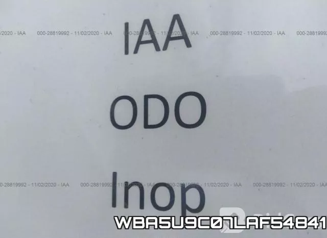WBA5U9C07LAF54841 фото 8