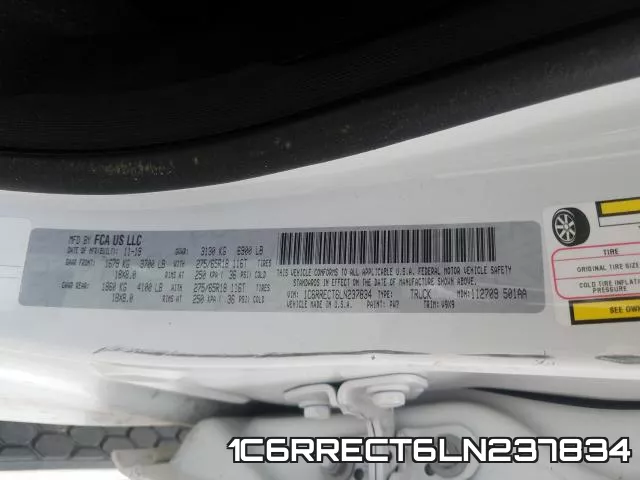 1C6RRECT6LN237834 фото 2