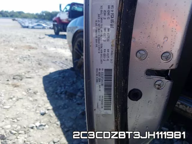 2C3CDZBT3JH111981 фото 2