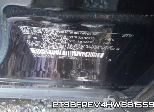2T3BFREV4HW681559 фото 9
