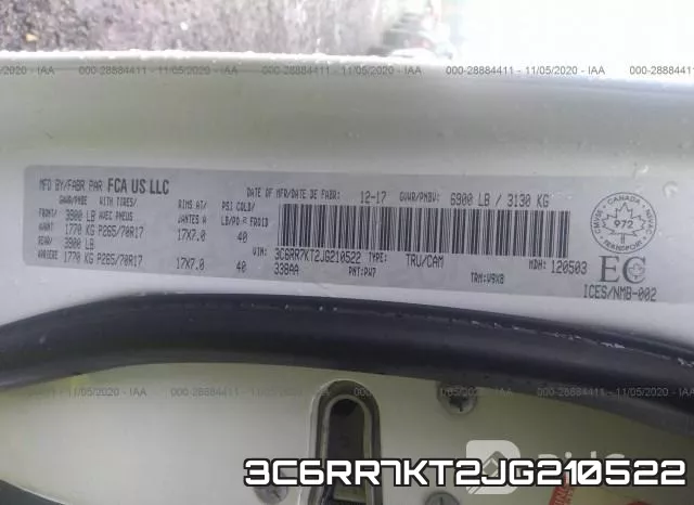 3C6RR7KT2JG210522 фото 7