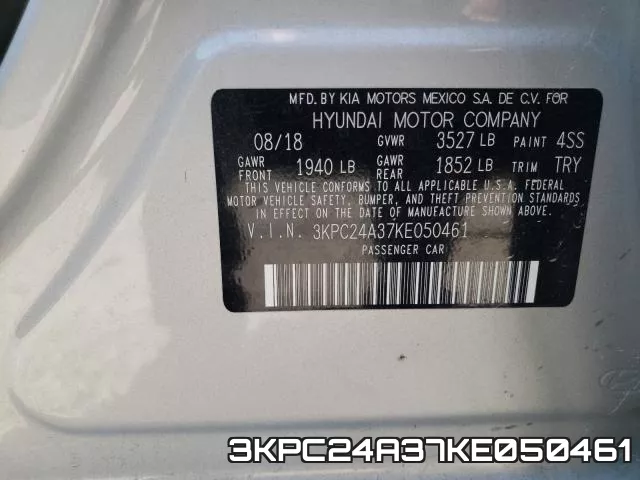 3KPC24A37KE050461 фото 2
