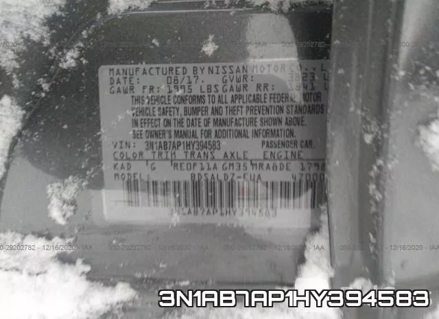 3N1AB7AP1HY394583 фото 10