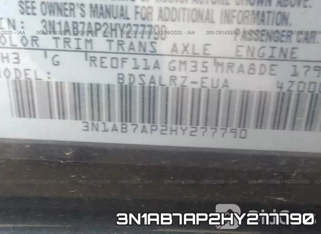 3N1AB7AP2HY277790 фото 9