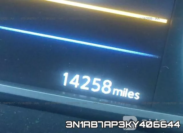 3N1AB7AP3KY406644 фото 7