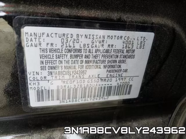 3N1AB8CV8LY243962 фото 2