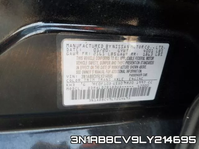 3N1AB8CV9LY214695 фото 2