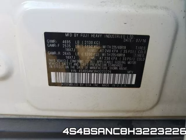 4S4BSANC8H3223226 фото 2