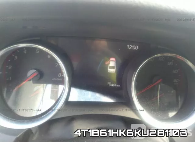 4T1B61HK6KU281103 фото 8