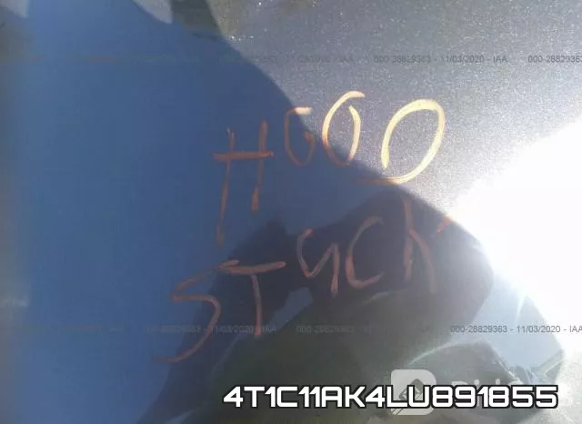 4T1C11AK4LU891855 фото 2