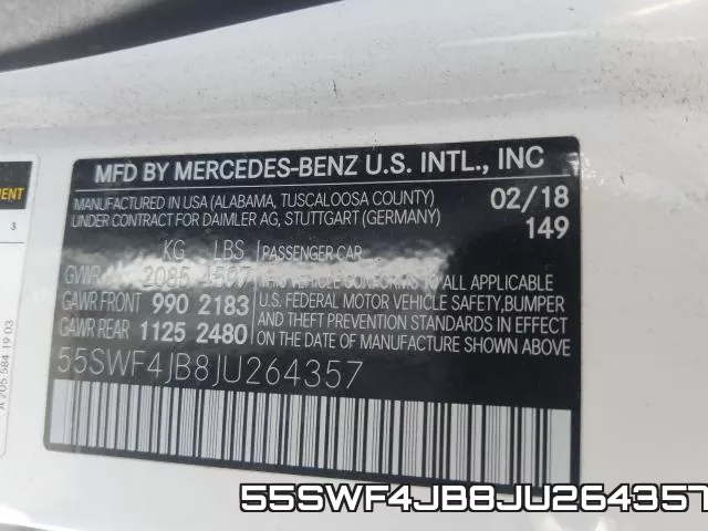 55SWF4JB8JU264357 фото 2