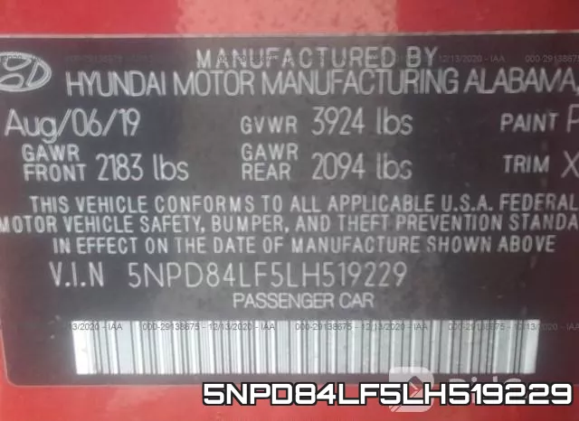 5NPD84LF5LH519229 фото 10