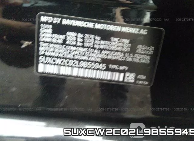 5UXCW2C02L9B55945 фото 10