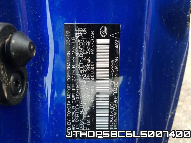 JTHDP5BC6L5007400 фото 2