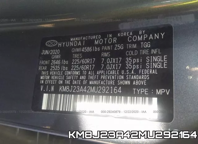 KM8J23A42MU292164 фото 8