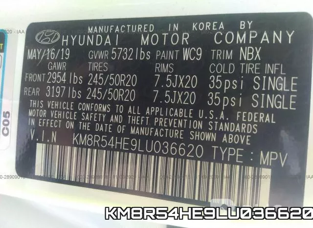 KM8R54HE9LU036620 фото 10