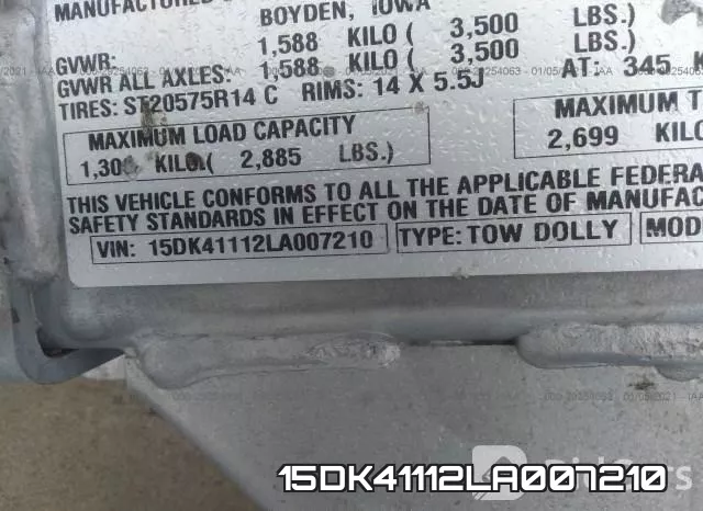 15DK41112LA007210 фото 8