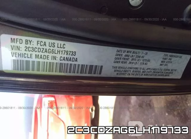 2C3CDZAG6LH179733 фото 8