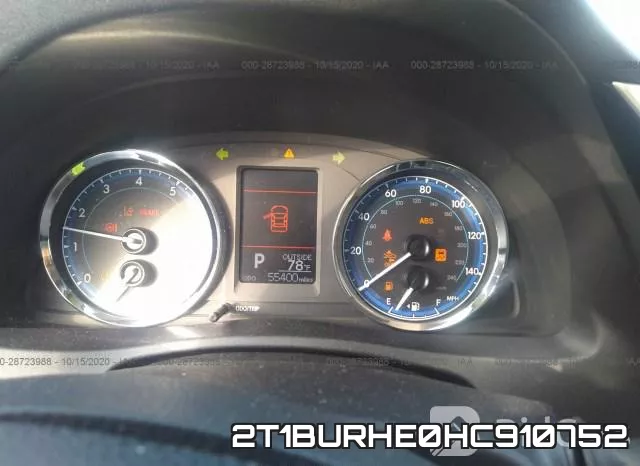 2T1BURHE0HC910752 фото 8
