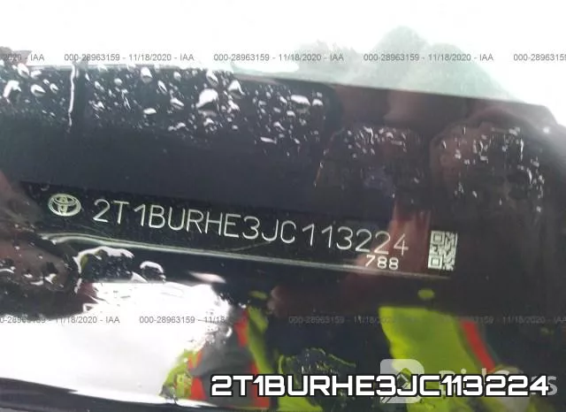 2T1BURHE3JC113224 фото 9