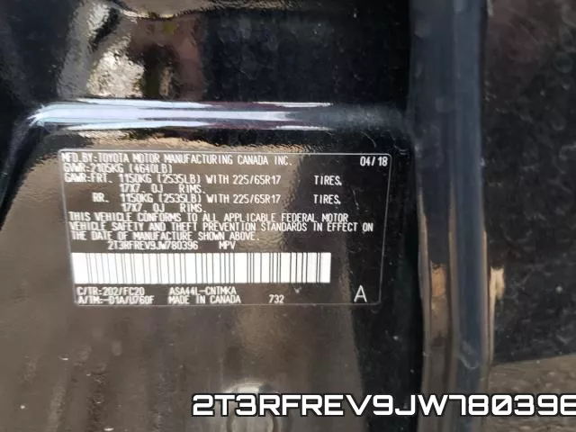2T3RFREV9JW780396 фото 2