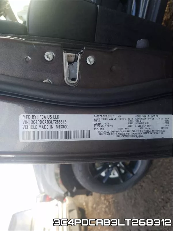3C4PDCAB3LT268312 фото 2