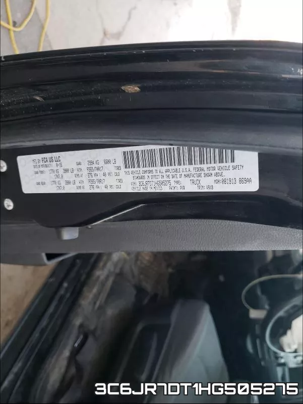 3C6JR7DT1HG505275 фото 2