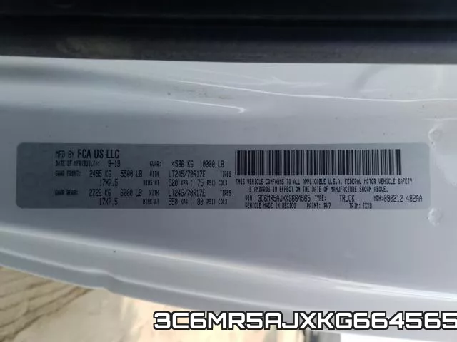 3C6MR5AJXKG664565 фото 2