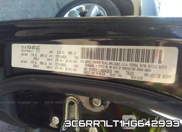3C6RR7LT1HG642933 фото 9