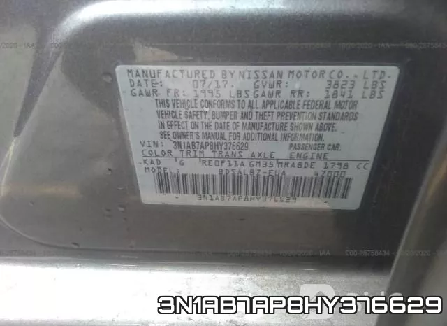 3N1AB7AP8HY376629 фото 10