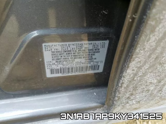 3N1AB7AP9KY341525 фото 2
