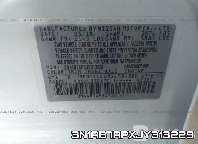 3N1AB7APXJY313229 фото 9