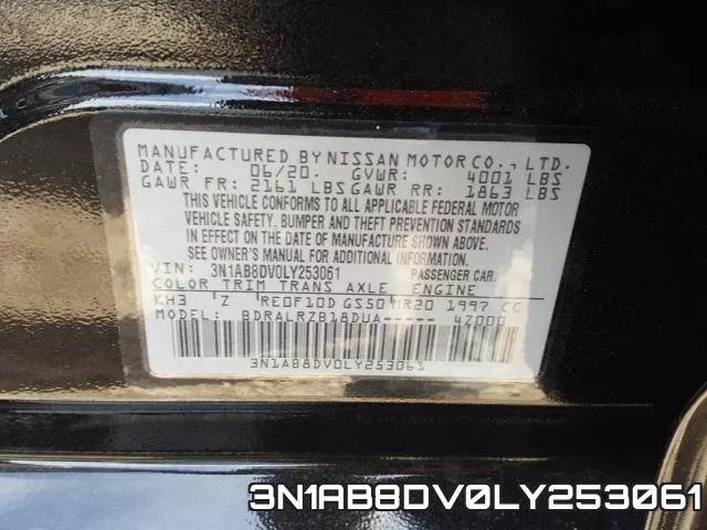 3N1AB8DV0LY253061 фото 2