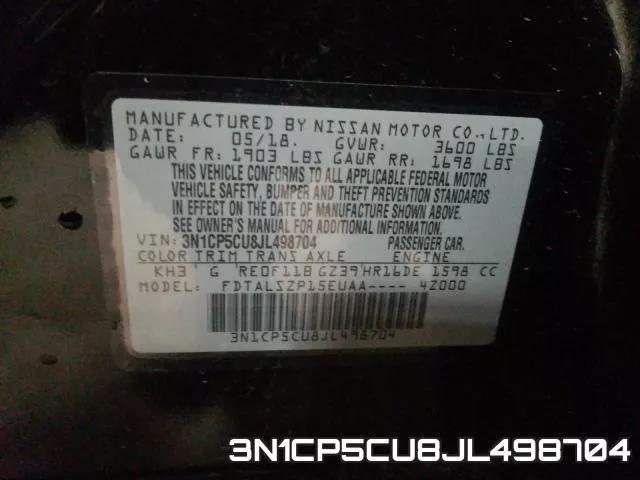 3N1CP5CU8JL498704 фото 2