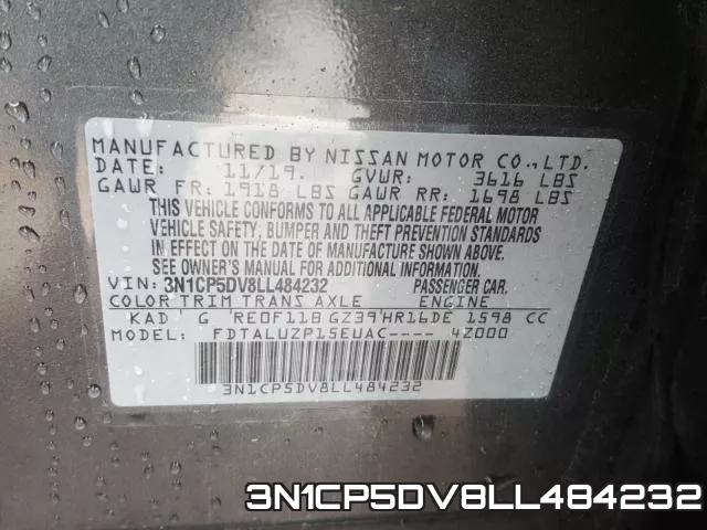 3N1CP5DV8LL484232 фото 2