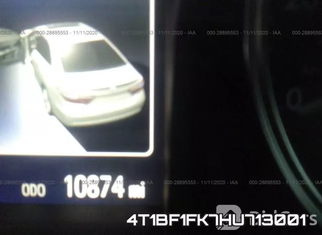 4T1BF1FK7HU713001 фото 8