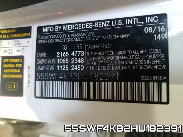 55SWF4KB2HU182391 фото 2