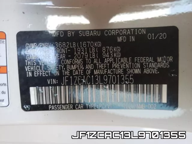 JF1ZCAC13L9701355 фото 2