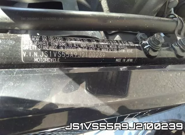 JS1VS55A9J2100239 фото 2