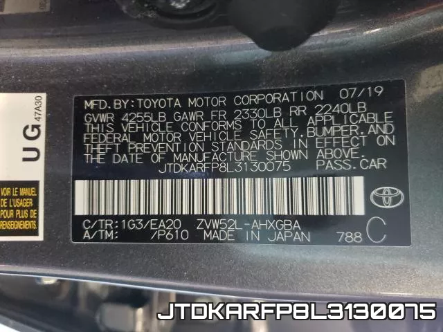 JTDKARFP8L3130075 фото 2