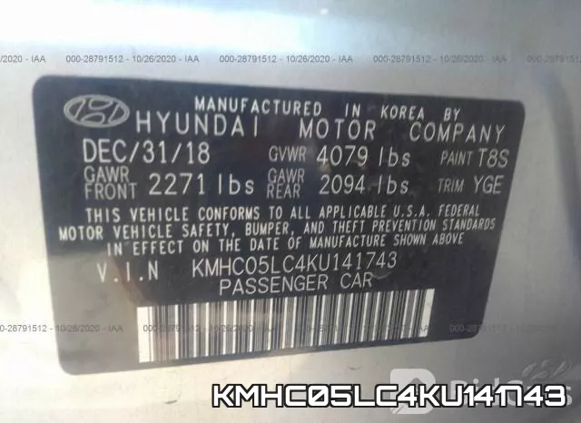 KMHC05LC4KU141743 фото 9