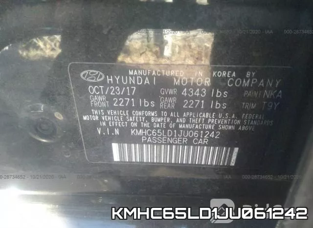 KMHC65LD1JU061242 фото 9