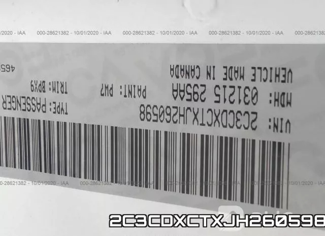 2C3CDXCTXJH260598 фото 9