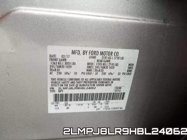 2LMPJ8LR9HBL24062 фото 2