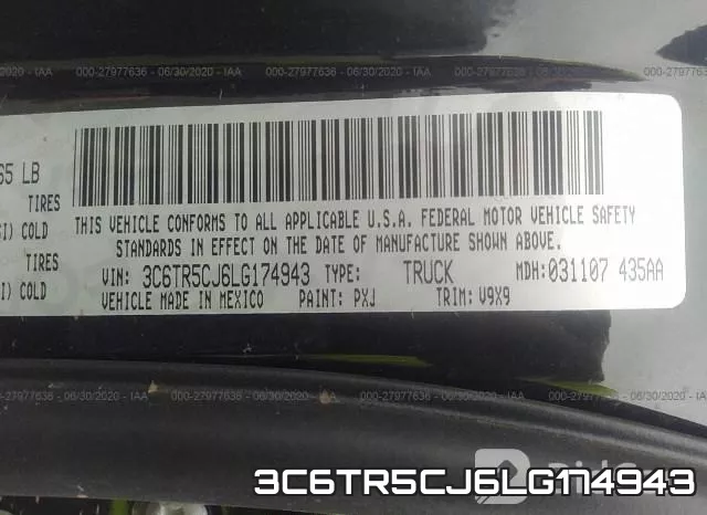 3C6TR5CJ6LG174943 фото 9