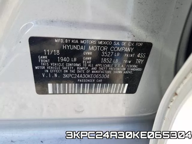 3KPC24A30KE065304 фото 2