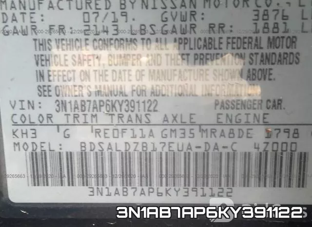 3N1AB7AP6KY391122 фото 10