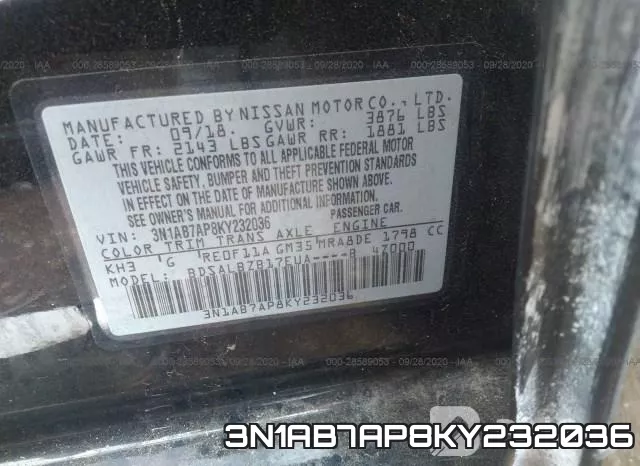 3N1AB7AP8KY232036 фото 10