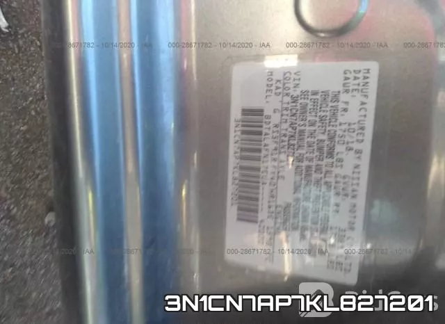 3N1CN7AP7KL827201 фото 9